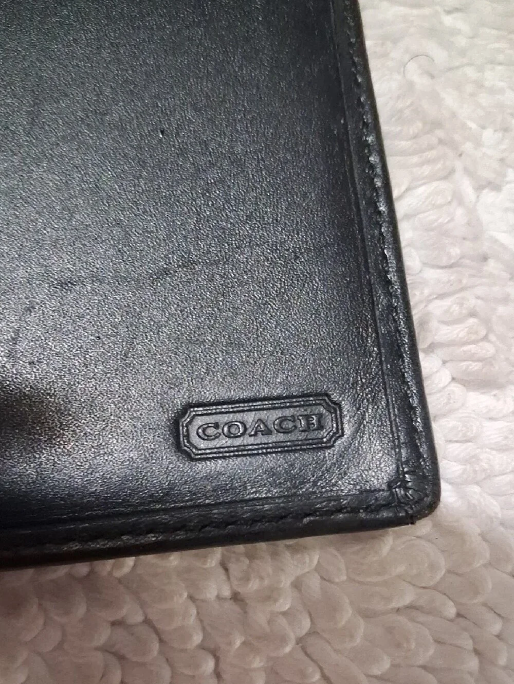 Coach Checkbook Cover
